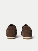 Porto Satin Trainer | Chocolate