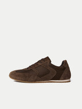 Porto Satin Trainer | Chocolate