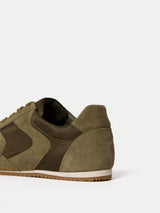 Porto Satin Trainer | Khaki