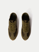 Porto Satin Trainer | Khaki