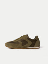 Porto Satin Trainer | Khaki