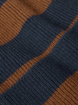 Merino Cashmere Stripe Hat | Brown