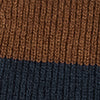 Merino Cashmere Stripe Hat | Brown