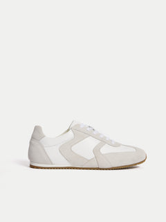 Porto Leather Trainer | White