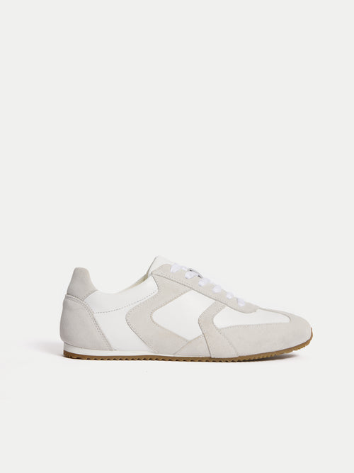 Porto Leather Trainer | White