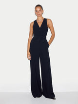 Sleeveless Tailored Jumpsuit | Navy