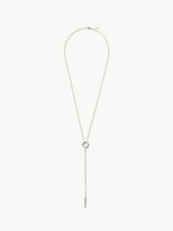Adjustable Lariat Necklace | Silver