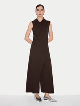 Pima Cotton Jumpsuit | Brown