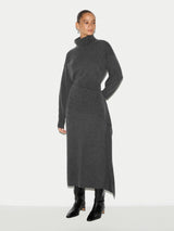 Wool Cashmere Sweater Dress | Grey