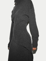 Wool Cashmere Sweater Dress | Grey