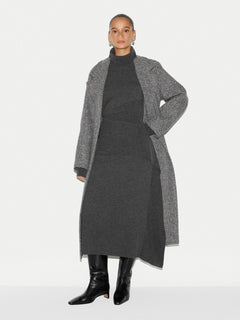 Wool Cashmere Sweater Dress | Grey