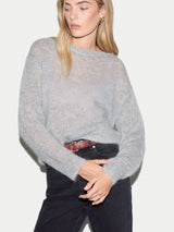 Mohair Crew Jumper | Grey