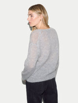 Mohair Crew Jumper | Grey