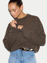 Merino Cashmere Relaxed Jumper | Brown