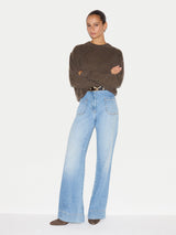 Merino Cashmere Relaxed Jumper | Brown