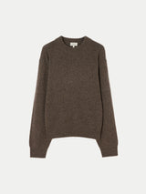 Merino Cashmere Relaxed Jumper | Brown