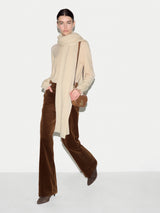 Cashmere Oversized Scarf | Cream