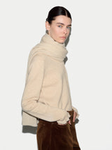 Cashmere Oversized Scarf | Cream