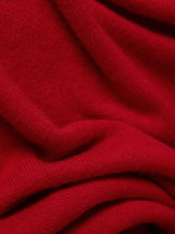 Cashmere Oversized Scarf | Red