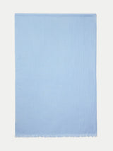 Wool Silk Pashmina | Blue