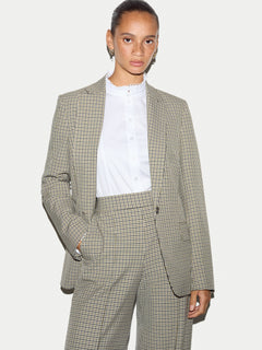 Duke Check Tailored Jacket | Olive