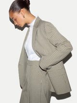 Duke Check Tailored Jacket | Olive