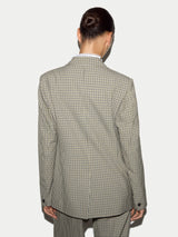 Duke Check Tailored Jacket | Olive