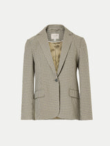 Duke Check Tailored Jacket | Olive