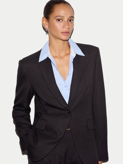 Duke Puppytooth Blazer | Navy