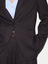 Duke Puppytooth Blazer | Navy