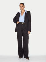 Kemp Puppytooth Trouser | Navy