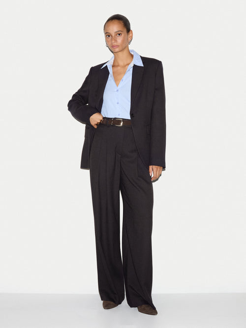 Kemp Puppytooth Trouser | Navy