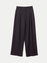 Kemp Puppytooth Trouser | Navy