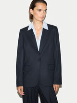 Duke Flannel Blazer | Navy
