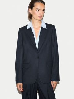 Duke Flannel Blazer | Navy