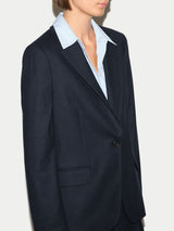 Duke Flannel Blazer | Navy