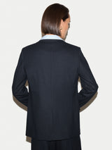 Duke Flannel Blazer | Navy