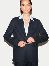 Duke Flannel Blazer | Navy