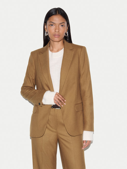 Duke Flannel Blazer | Camel
