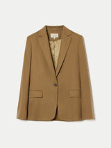 Duke Flannel Blazer | Camel