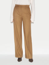 Barker Flannel Trouser | Camel