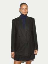 Bertie Houndstooth Blazer | Green