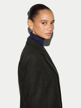 Bertie Houndstooth Blazer | Green