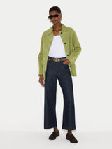 Tyne Wide Leg Cropped Jean | Indigo