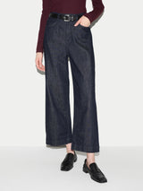 Tyne Wide Leg Cropped Jean | Indigo
