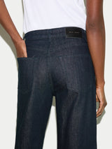 Tyne Wide Leg Cropped Jean | Indigo