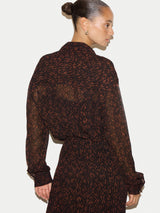 Mini Leopard Shirt | Brown