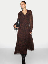 Mini Leopard Shirt | Brown