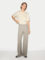 Short Sleeve Cardigan Top | White