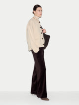 Wool Cashmere Chunky Cardigan | Cream